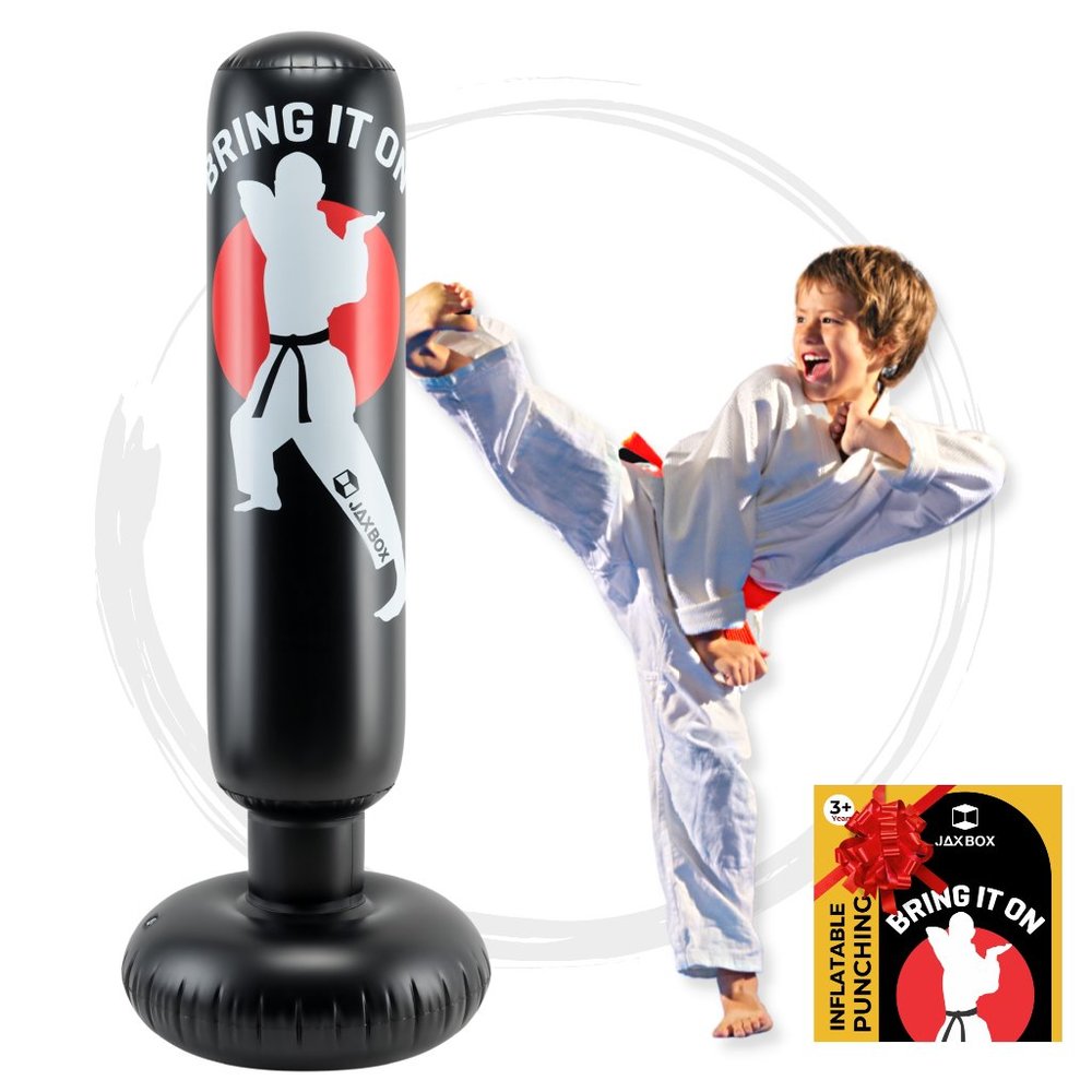 Kids Punching Bag Inflatable Boxing Bag 64 in Tall